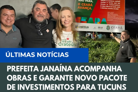 O distrito de Tucuns segue avançando