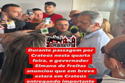 Durante passagem por Crateús