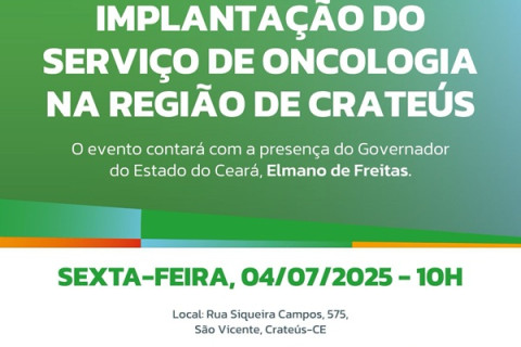 🎗️ É HOJE! UM MARCO HISTÓRICO PARA A SAÚDE DE CRATEÚS E REGIÃO! 🏥